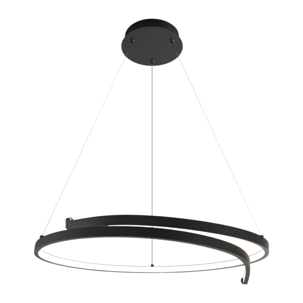 Pakabinamas LED šviestuvas LORENZO 35W juodos spalvos