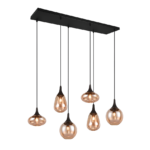 Pakabinamas šviestuvas LUMINA 40W juodos spalvos