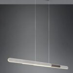 Pakabinamas LED šviestuvas HELIOS 48W aliuminio spalvos