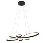 Pakabinamas LED šviestuvas FLY 32W juodos spalvos