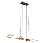 Pakabinamas LED šviestuvas ALBANY 37W juodos / aukso spalvos