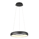 Pakabinamas LED šviestuvas CARDONA 29W juodos spalvos