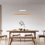 Pakabinamas LED šviestuvas TRAJAN 46W baltos spalvos
