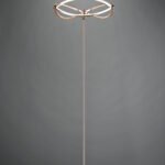 Pastatomas LED šviestuvas CHARIVARI 31W žalvario spalvos