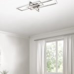 Lubinis LED šviestuvas SALINAS 34W nikelio spalvos