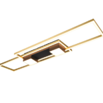 Lubinis LED šviestuvas ALBANY 37W juodos / aukso spalvos