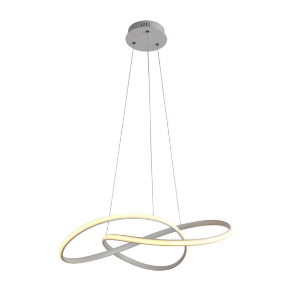 Pakabinamas LED šviestuvas CONSA baltos spalvos