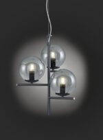 Pakabinamas šviestuvas PURE 28W antracitas/dūmų spalva - Image 3
