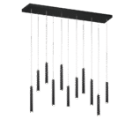 Pakabinamas šviestuvas TUBULAR 2,8W juoda spalva