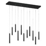Pakabinamas šviestuvas TUBULAR 2,8W juoda spalva