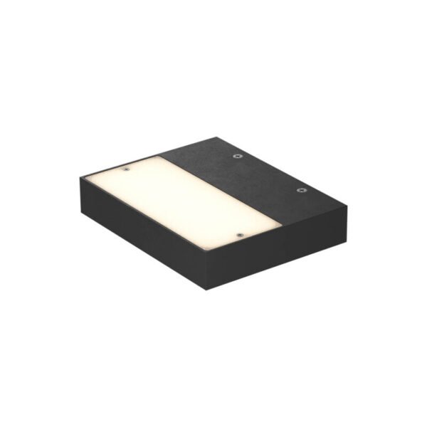 Sieninis LED šviestuvas Apex 18W juodos spalvos