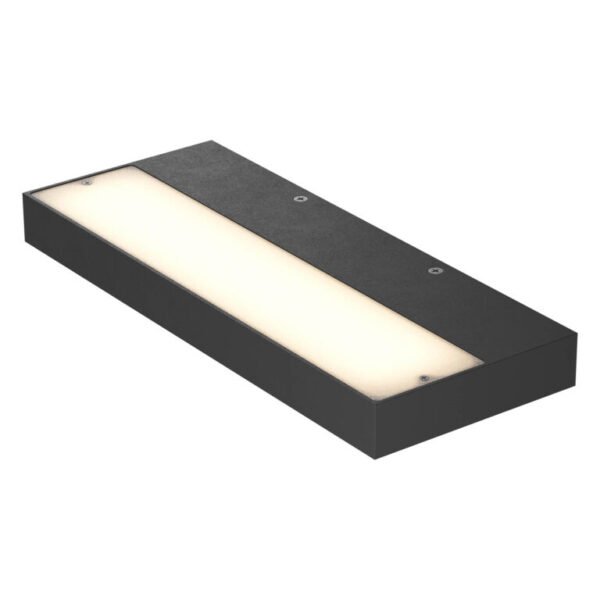 Sieninis LED šviestuvas Apex 36W juodos spalvos