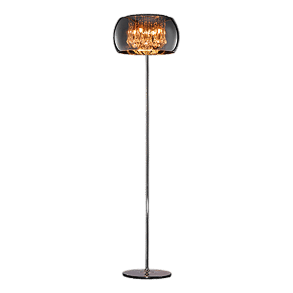 Pastatomas šviestuvas VAPORE 42W chromuotas stiklas