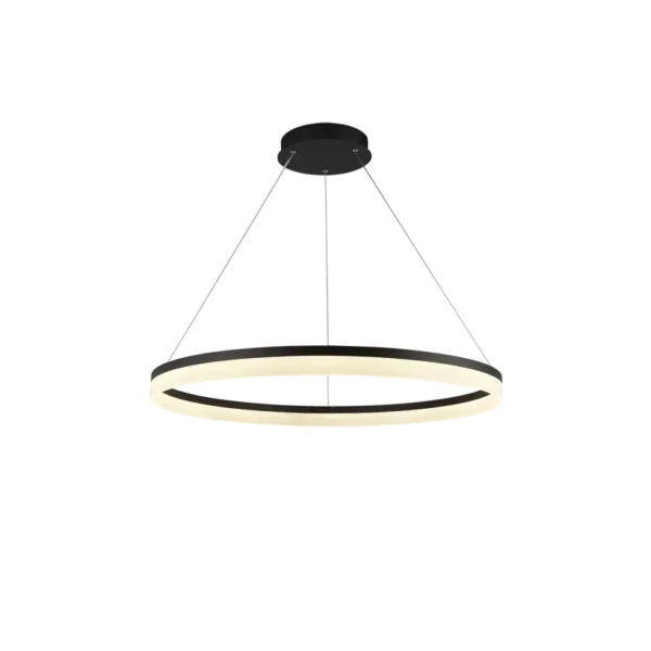 Pakabinamas LED šviestuvas ARA 30W dimeriuojamas juodos spalvos