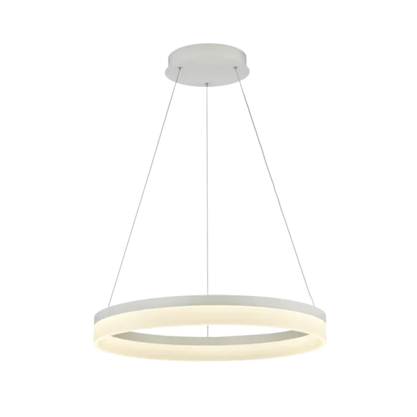 Pakabinamas LED šviestuvas ARA 30W dimeriuojamas baltos spalvos