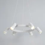 Pakabinamas šviestuvas Laser 6 10W dimeriuojamas baltos spalvos - Image 4