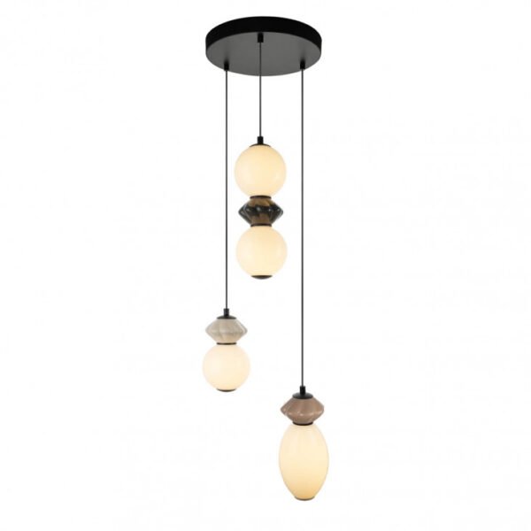 Pakabinamas LED šviestuvas Balos 19W juodos spalvos