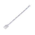 LED juostos COB jungtis 8mm juostų, skaidrus su 15cm laidu