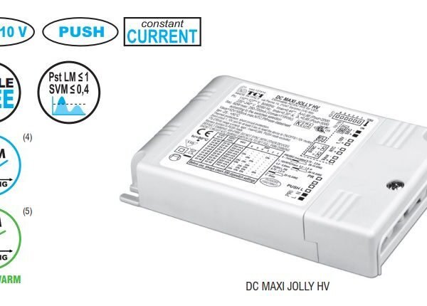 28-60W srovės šaltinis LED 250-700mA 2-112V, DIP-SWITCH, valdomas
