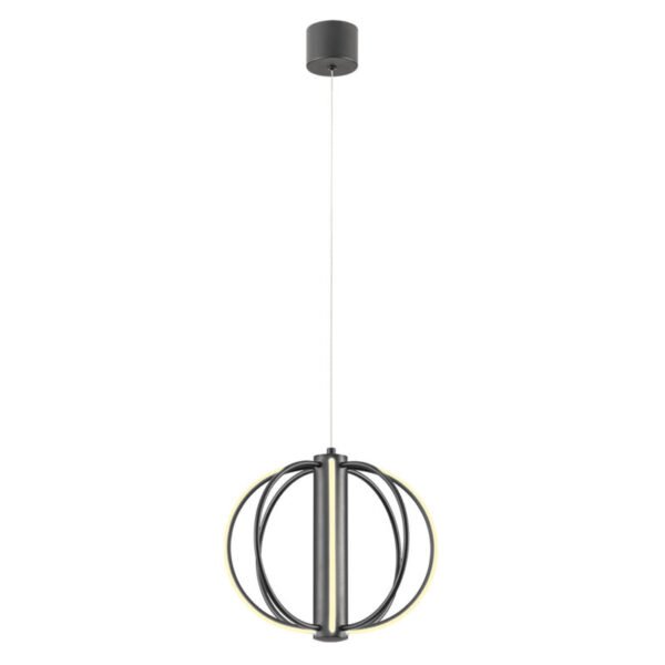 Pakabinamas LED šviestuvas MOOS 20W juodos spalvos