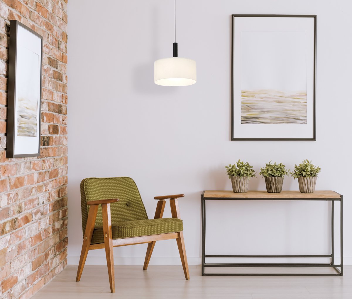 Vintage living room with armchair