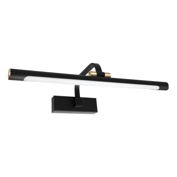 Sieninis LED šviestuvas VINCI 15W 60cm juodos/aukso spalvos