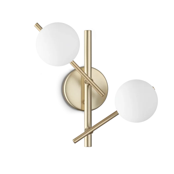 Sieninis šviestuvas ATLAS aukso spalvos