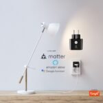 Išmanioji Wi-Fi rozetė, Wi-Fi, 3680W 16A, su energijos matavimu, MATTER, TUYA