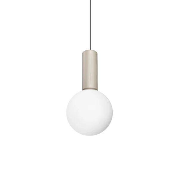 Pakabinamas šviestuvas ODEON D15 pilkos/baltos spalvos