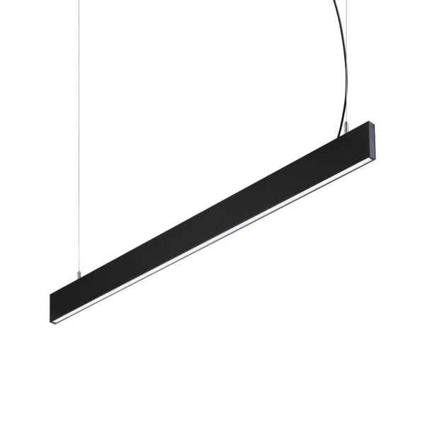 Pakabinamas LED šviestuvas STEEL WIDE 120  juodos spalvos