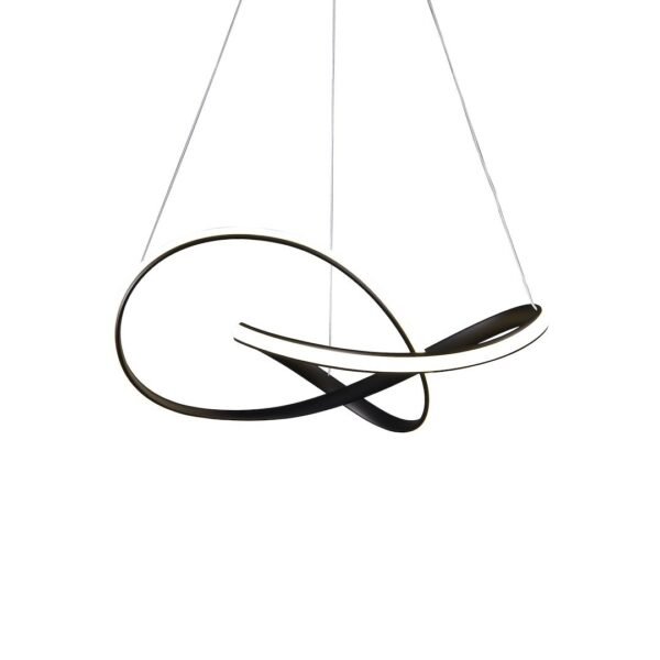 Pakabinamas LED šviestuvas CAPPIO 36W juodos spalvos