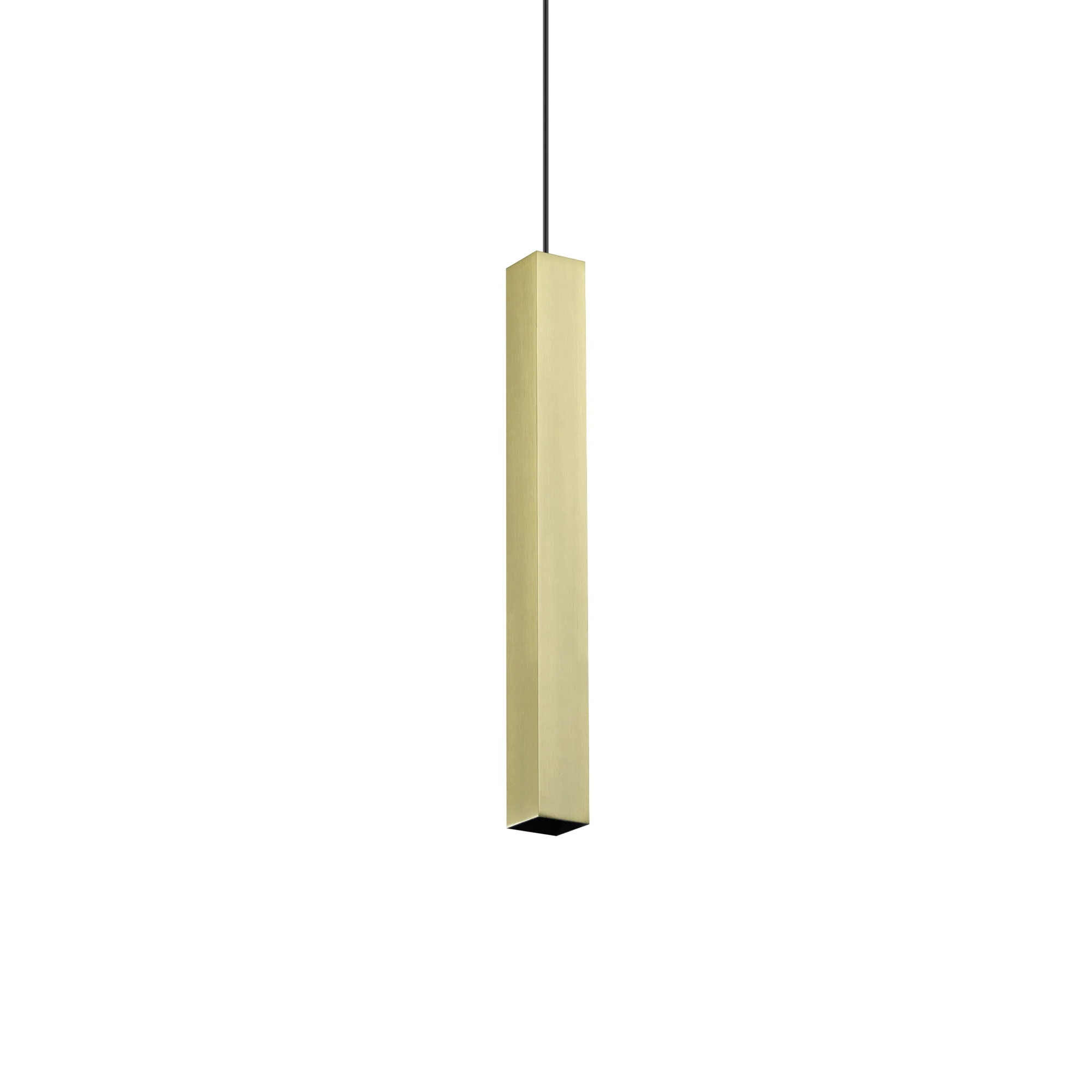 366982_WEB001_LOOK_SP1_SQUARE_D40_H400_OTTONE Pakabinamas LED šviestuvas LOOK SQUARE D-4 H-40 žalvario spalvos - Image 1
