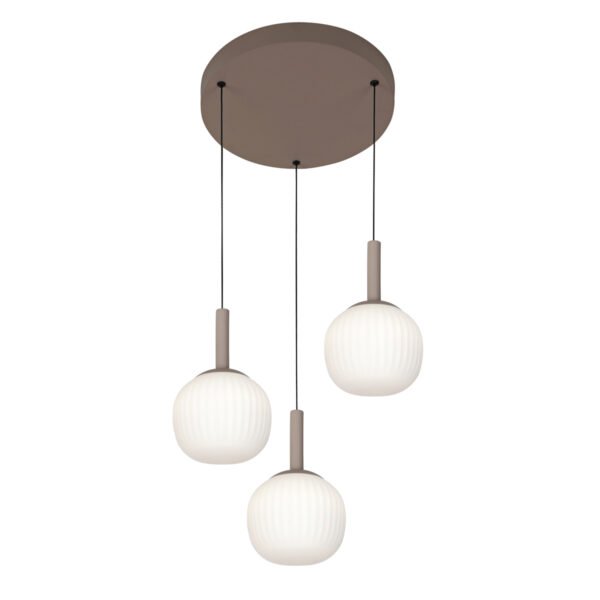 Pakabinamas LED šviestuvas MONTES 18W CCT rudos spalvos