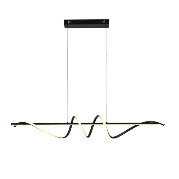 Pakabinamas LED šviestuvas BASTELO 40W juodos spalvos