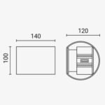 Lauko LED sieninis šviestuvas 6W 3000K 7464 - Image 6
