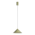 Pakabinamas LED šviestuvas KONOS D-24cm žalios spalvos