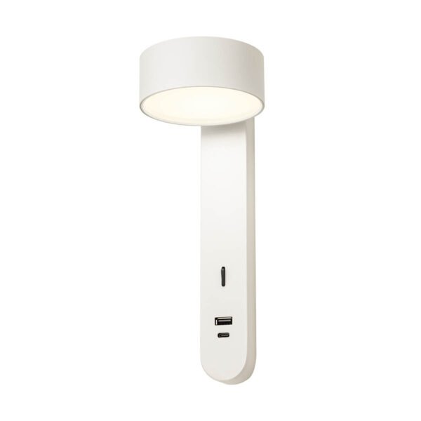 Sieninis LED šviestuvas SADES 6W baltos spalvos