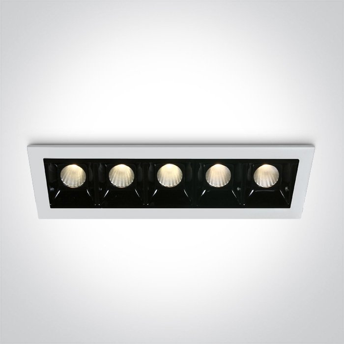 50502B-W Įleidžiamas LED šviestuvas SQUARE MINI 10W baltos spalvos 50502B/W/W - Image 1