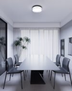 Lubinis lauko LED šviestuvas RILTA 24W IP65 juodos spalvos - Image 3
