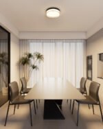 Lubinis lauko LED šviestuvas RILTA 24W IP65 juodos spalvos - Image 4
