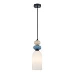 Pakabinamas šviestuvas BONATA PND-36573-1A-BK-WH