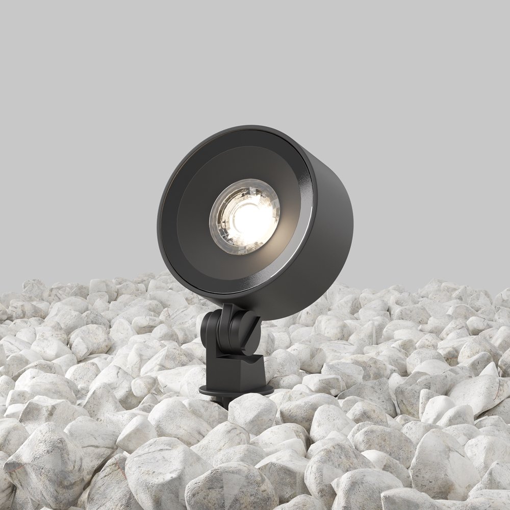RENDER_Main_Image_O495FL_L25B3K_low Įsmeigiamas LED lauko šviestuvas CORE juodos spalvos - Image 1