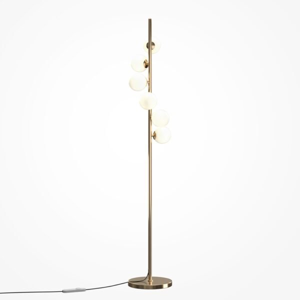 Pastatomas šviestuvas DALLAS aukso/baltos spalvos