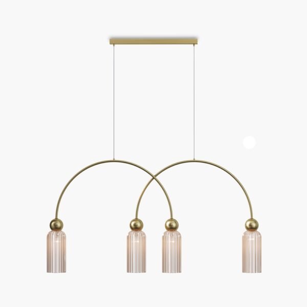 Pakabinamas šviestuvas ANTIC gintaro/aukso spalvos