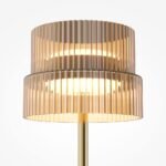 Stalinis LED šviestuvas SCALA bronzinės/gintarinės spalvos - Image 2