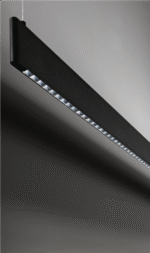 Pakabinamas LED šviestuvas STEEL ACCENT 24W juodos spalvos - Image 2