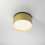 Įmontuojamas LED šviestuvas ONDA juodos/aukso spalvos - Image 2