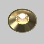 Įleidžiamas LED šviestuvas ROUND 12W žalvario spalvos