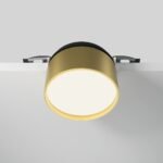Įmontuojamas LED šviestuvas ONDA juodos/aukso spalvos - Image 4