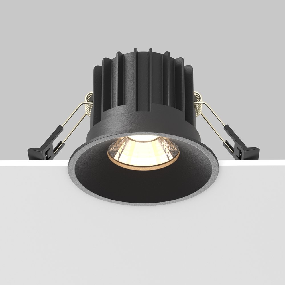 RENDER_Mobility_and_control_feature_DL058_12W3K_B_low Įleidžiamas LED šviestuvas ROUND 12W juodos spalvos - Image 4